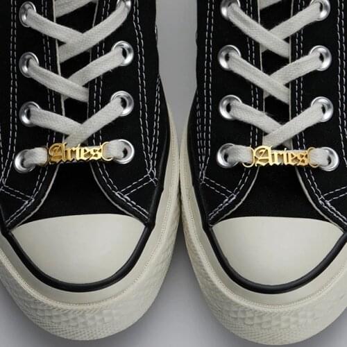 Custom Name Shoe Buckle Custom Sneakers Tag For Women Men Gold Stainless Steel Personalized Customized Shoes Buckle Bijoux femme