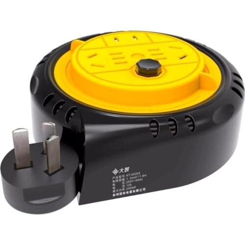 Household Small Wire Spool Moving Snail Dribbling Wire Connector Socket Lengthened Towing Line Board Reel