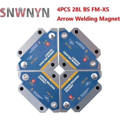 4pcs Magnetic Welding Holders Multi-angle Solder Arrow Magnet Weld Fixer Positioner Locator Holding Auxiliary Locator Tools