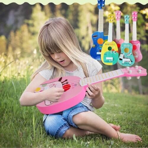 Musical Instrument Animal Musical Guitar ukulele Instrument Children Kid Educational Play Toys School Play Game For Beginners