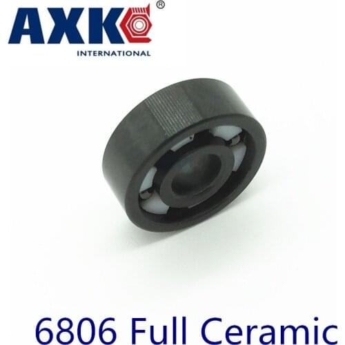 2019 Hot Sale New Rodamientos Free Shipping 6806 61806 Full Si3n4 Ceramic Deep Groove Ball Bearing 30x42x7mm Bb30 Bike Repaire