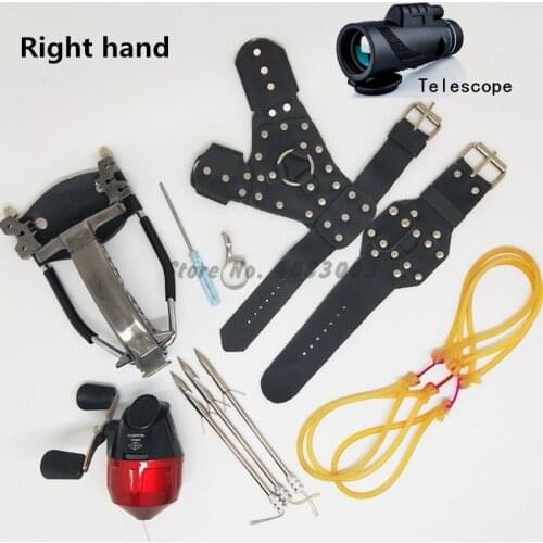 2021 New Hunting Fishing Slingshot Shooting Catapult Bow Arrow Rest Bow Sling Shot Catapult Crossbow Bolt Shooting Fish