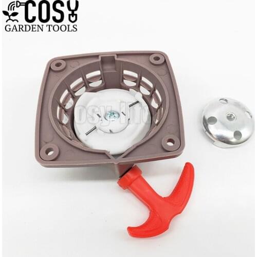 New Rewind Recoil Starter Pulley Plate Kit For 139 Engine Motor 4 Stroke Brush cutter Trimmer 139F 34.6cc Lawn Mower Spare Parts