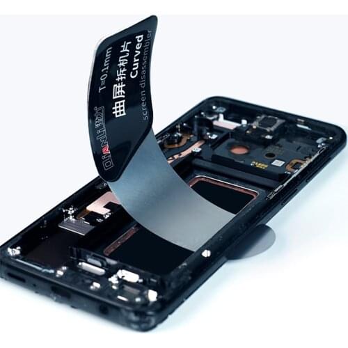 Wholesale 100pcs Tools Mobile Phone Curved LCD Screen Opening Pry Tools Ultra Thin Flexible Stainless Steel Pry Spudger Tools