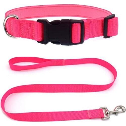 1.2M Pet Dog Leashe Dog Lead Pink/Black/Red/Blue/Orange/Purple Pet Dogs Training rope Walking Dog Collar Leash Pet Supplies