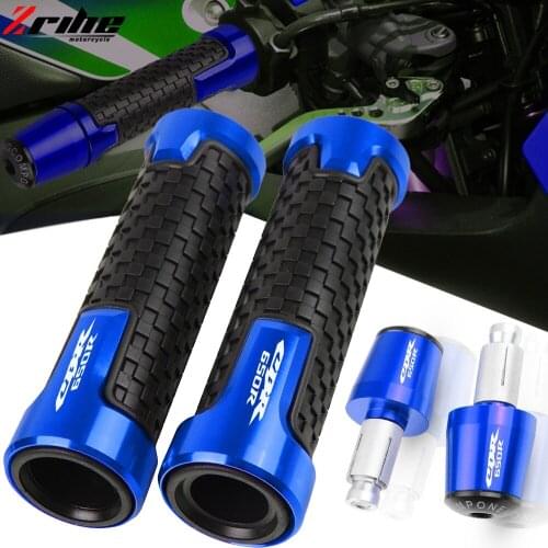 For HONDA CBR650R CBR650 CBR 650 R 650R 2018 2019 2020 7/8" 22mm Motorcycle Handlebar Grips Ends Motorbike Handle Bar Grip End