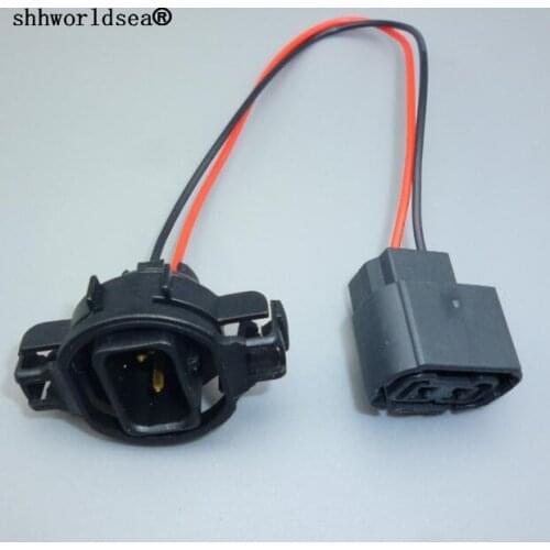 Shhworldsea Car 5202/H16/2504/PSX24W Female Socket Connector Adapter To P13W Male Socket Wire Harness Cable HID/LED Conversion