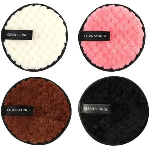 Cleansing and makeup remover bamboo charcoal triangle wood pulp cotton black soft face lazy clean water makeup remover cotton