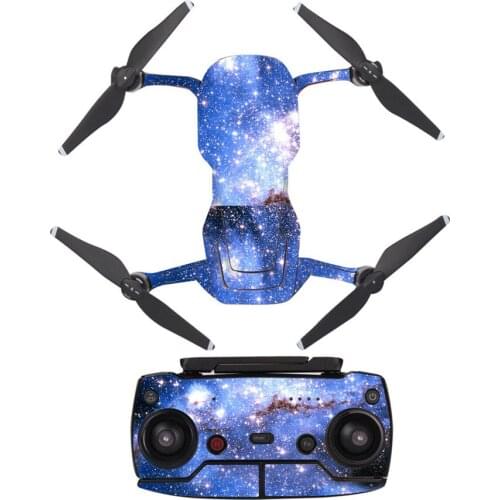 Starry Sky Style Decal Skin Sticker For DJI Mavic Air Drone + Remote Controller + 3 Batteries Protection Film Cover A0012