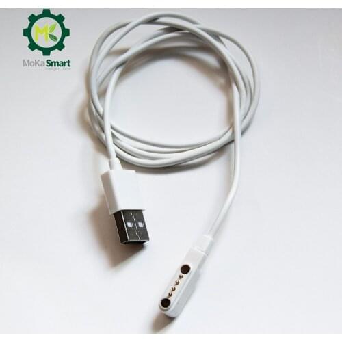 KW18 KW88 USB Charging cable for smart watch 4-pin Magnetic interface smartwatch accessories
