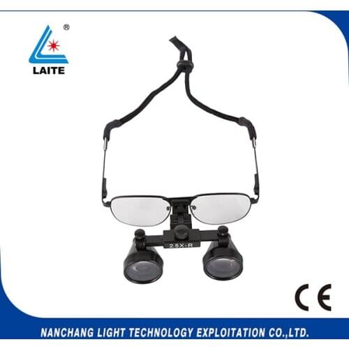 Model GL-3001 2.5X magnification Binocular Glasses Magnificer Loupe for Surgeon Dentiest Vet free shipping-1set