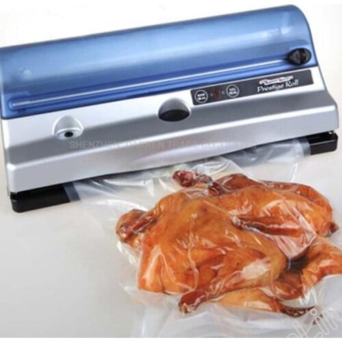 Food Vacuum Sealer Machine Electric Sealing Device Built-in Roll Cutter Household Food Saver Kitchen Packing Machine Home PR4257