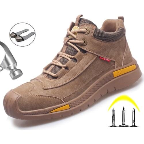 High Quality Work Safety Shoes Anti-smash Work Shoes For Men Work Sneakers Indestructible Footwear Anti-scalding Welder Shoes