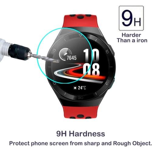 2.5D 9H Tempered Glass For Huawei Watch GT 2e Smartwatch Screen Protector Huawei Watch GT 2e Anti-Scratch Clear HD Glass