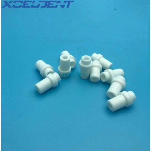 10pcs/pack Dental Oral Saliva Ejector Evacuation Valve Adapters Tips Rubber Dental Material