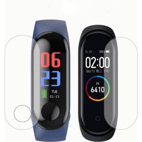 10pcs Screen Protector Film For Xiaomi Mi Band 4 Smart Wristband Bracelet HD transparent TPU Protective Films for Mi band 3