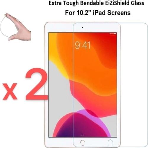 2Pcs Tablet Tempered Glass Screen Protector Cover for Apple IPad 2019 7th 10.2 Inch Anti-Scratch Explosion-Proof Screen Film