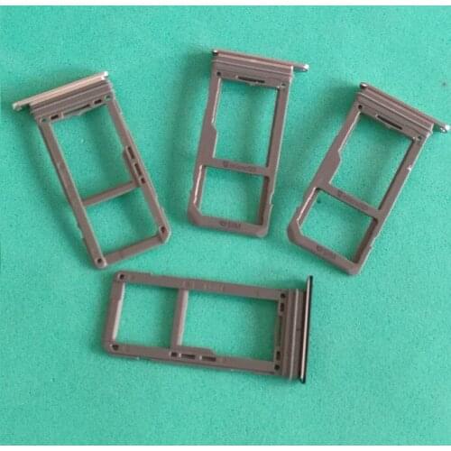 50pcs Rear S8 Plus SIM Card Tray For Samsung Galaxy S8 G950 S8Plus G955 Sim Card Holder Slot Single Dual Version