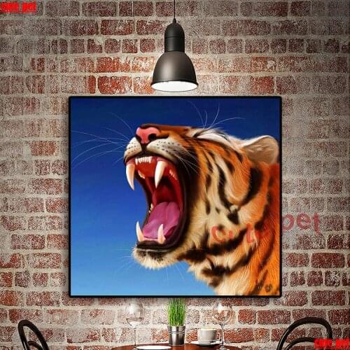 5D Diamond Painting Animal tiger Diamond Embroidery pattern Cross Stitch Rubiks Cube DIY Mosaic rhinestone pictures Decoration