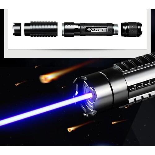 AAA Most Powerful 200000m 2000w 450nm Blue Laser Pointers Flashlight Burn Match Candle Lit Cigarette Wicked LAZER Torch Hunting
