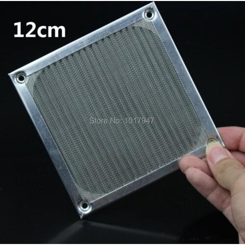 5PCS LOT Aluminum Dustproof Filter Dust Mesh For 120mm PC Cooling Fan