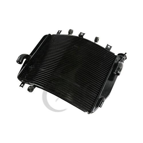 Motorcycle Aluminum Radiator Cooler For Kawasaki Ninja ZX6R ZX-6R ZX636 ZX6RR ZX600 2005-2006
