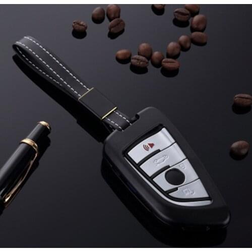 Aluminum Alloy Car Remote Key Cover Fob Case Frame For BMW X6 X5 X4 X1 F15 F48 F16 5 7 Smart Key Car Styling