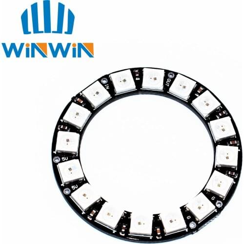 D52 CJMCU 16 Bit WS2812 5050 RGB LED full-color built-in driving lights Round development board