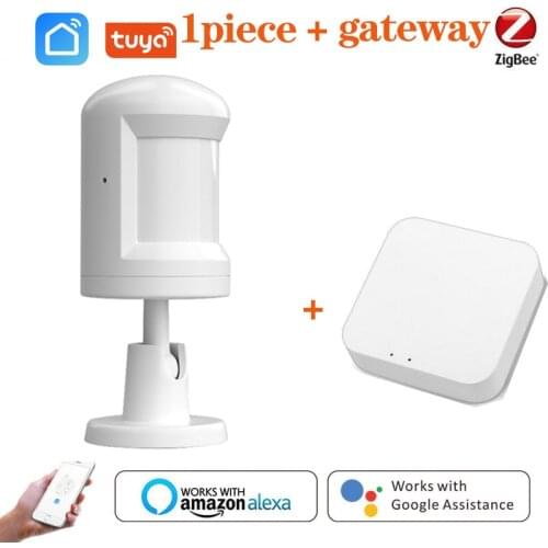 Tuya WiFi Human Body Sensor Wireless Smart Body Movement PIR Motion Sensor Zigbee Use With Gateway Tuya Smart Life App