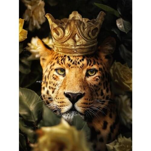 Canvas Painting Animal Posters Hot Selling Abstract Poster Tiger Lion Jungle Wall Art Picture for Living Home Deco Room