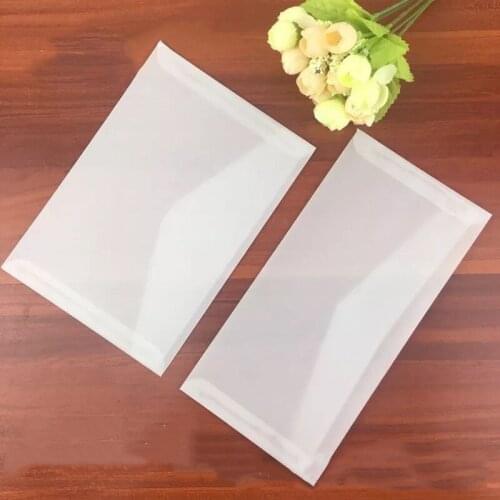 10pcs/lot Clear Parchment Paper Envelopes Retro Envelopes for Business Invatation Semitransparent Sulphuric Acid Paper Envelopes