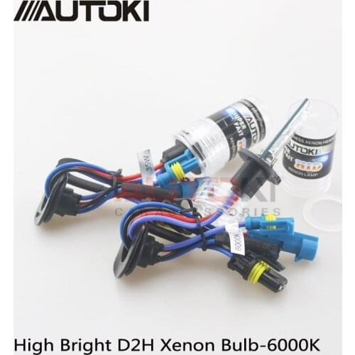 Autoki Super Brightness Series 35W 12V HID Xenon Bulb D2H HID Q5 Hella Bi-xenon Projector Lens lamp 4300K 5500K 6000K