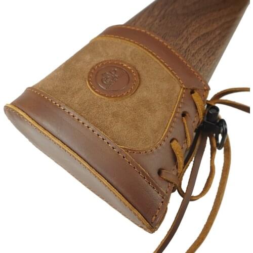 Leather Tactical Shotgun Buttstock Recoil Pad Slip-on Cheek Rest Raiser Kit Rifle Gun Butt Protector Hunting Gun Accessories