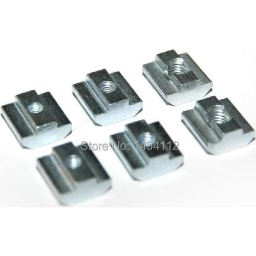 M5 T Sliding Nut block for 40 series Aluminum Profile slot 8 Zinc Coated Plate Aluminum Accessories