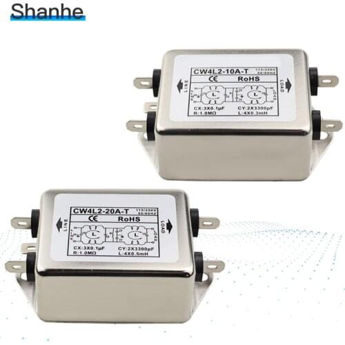 Power EMI Filter CW4L2-10A-T Connector CW4L2-20A-T