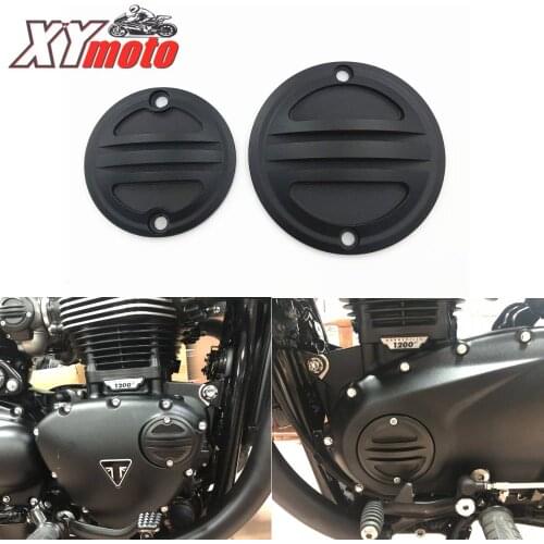 Motorbike Clutch Badge & Acg Inspection Cover For Triumph Street Twin Bonneville T100 T120 Bobber Thruxton Scrambler 2016-20