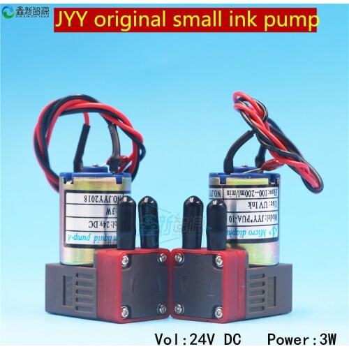 UV flatbed printer ink pump JYY UV Ink Pump 24V DC 3W for uv printer Micro Diaphragm Pump for UV machine Tablet Printer