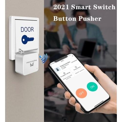New Smart Home Smart Switch Bot Button Pusher Wireless Phone Bluetooth Control Wall Light Switch App Wireless Open Convenience