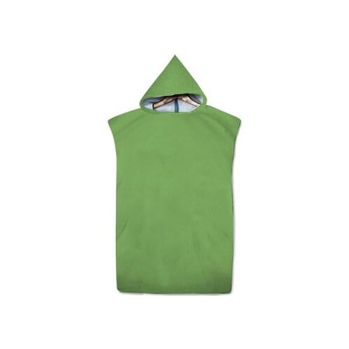 Solid Color Summer Microfiber Beach Poncho Towel Outdoor Quick Drying Water Sport Changing Robes Windproof Hooded Bath Towels