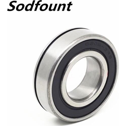 1pcs Bearing with circlip groove 6200 6201 6202 6203 6204 6205 6206 6207 2RS ZZ N