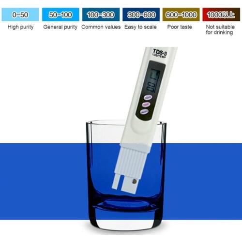 Portable Digital Aquarium PH TDS Meter Tester Pen FOR Measure Water Quality Purity Filter Swimming pool Fish Tank Test Tool