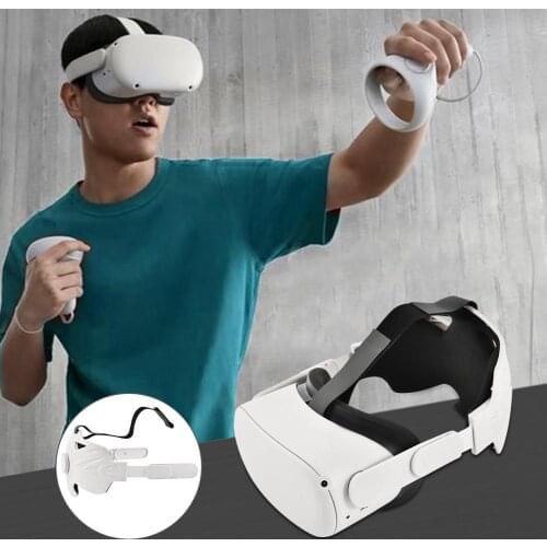 Adjustable For Oculus Quest 2 Virtual Head Strap VR Elite Strap Comfort Improve Supporting Forcesupport Reality Access Increase