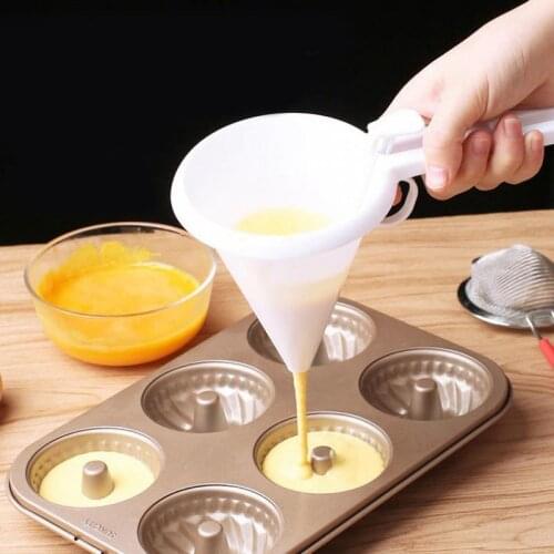 Hand-held Baking Funnel Tools Cream Batter Chocolate Liquid Dispenser Pastry Mold Cookie Cupcake Pancake Baking Tools