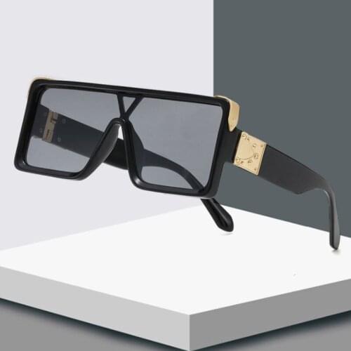 New Brand Design Fashion Sunglasses Women Men Oversized Square Vintage Sun Glasses UV400 Shades Eyewear Oculos de sol