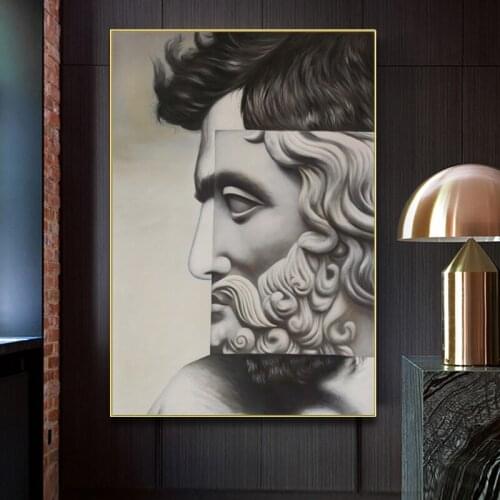 Modern Abstract Figure David Sculpture Canvas Painting Posters and Prints Wall Art Pictures for Living Room Decoration No Frame