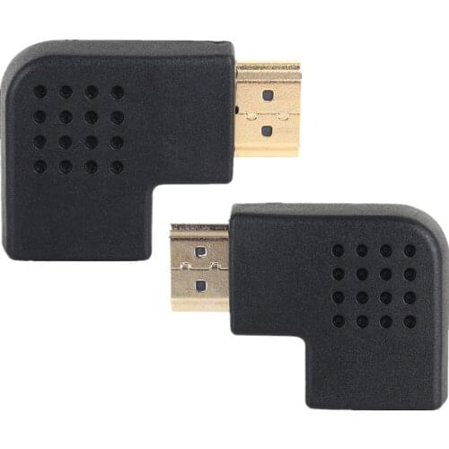 HDMI Angle 90 Degree Right /Left HDMI Male To HDMI Female HDTV Adapter Converter for HDTV Connector 1080P