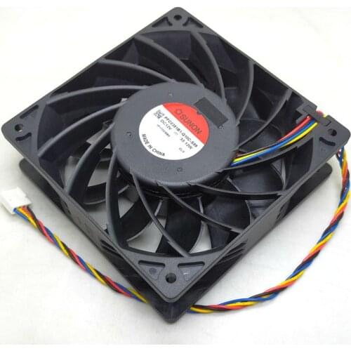 PFC0381B1-Q10C-S99 High Speed CFM 120mm 12cm Cooling Fan 12038 For Miner DC 12V Ball Bearing Powerful 4800RPM 120X120X38mm
