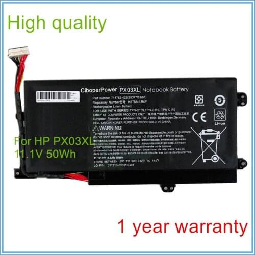 High quality Battery for PX03XL for TPN-C109 C110 C111 715050-001 714762-1C1