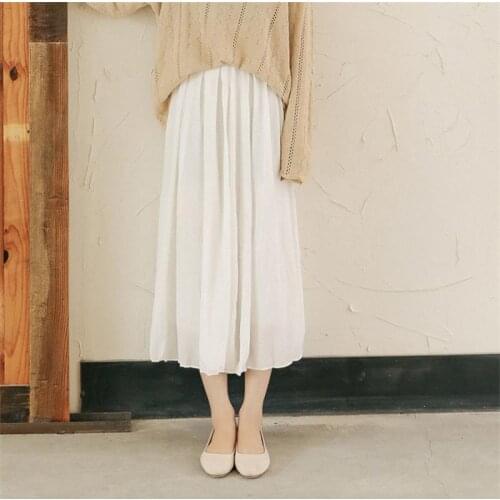 Summer Casual Loose High Waist Skirt Womens Skirts Casual Ladies Kawaii Ulzzang Female Korean Vintage Clothing For Women