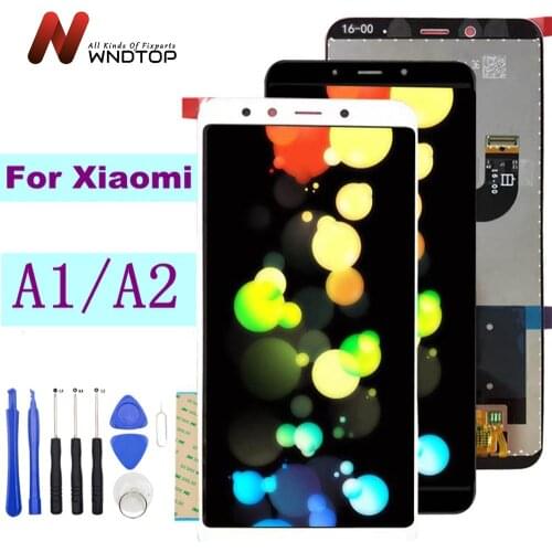 For Xiaomi Mi 5X 6X LCD Display Assembly Touch Screen Panel Replacement Parts For Xiaomi Mi A1 A2 LCD